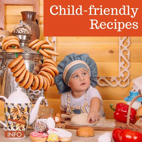Child preparing food