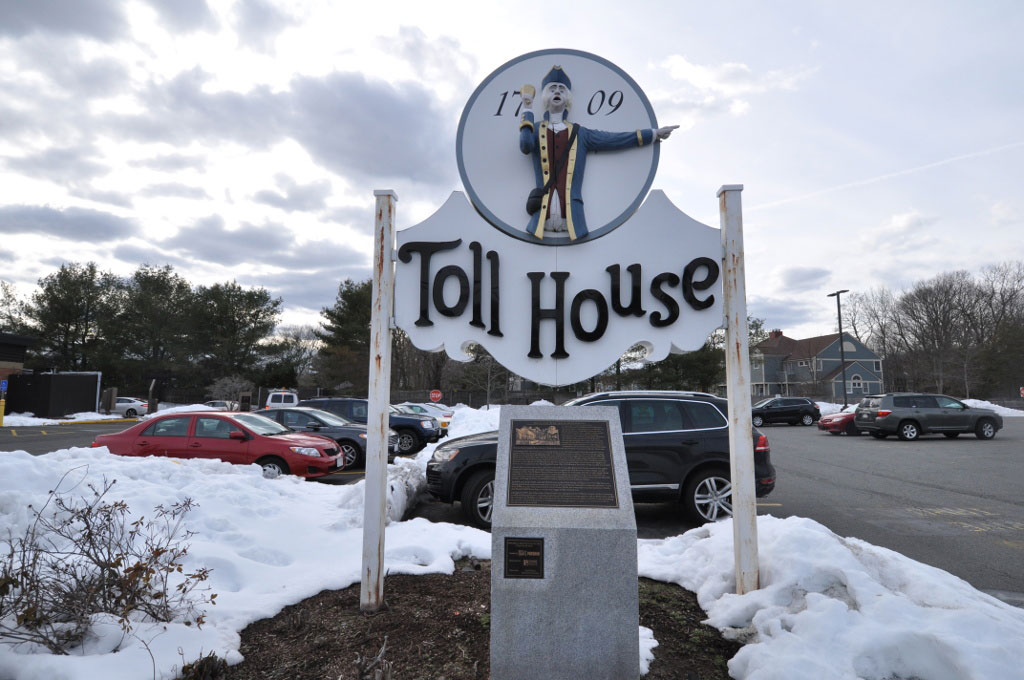 Restored Toll House Inn sign