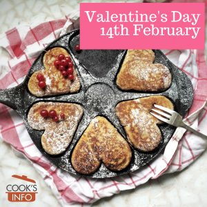Heart-shaped pancakes