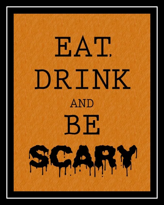 Eat, Drink and be Scary! #halloween #printable #freeprintable