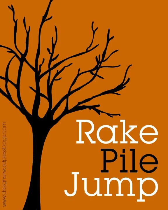 Free fall printable - Rake, Pile, Jump!