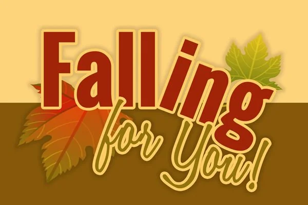 "Falling for you!" - free printable for fall #printable