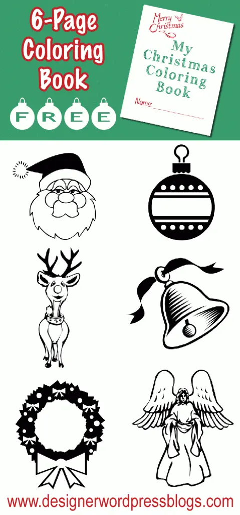 Download your FREE Christmas coloring book now!