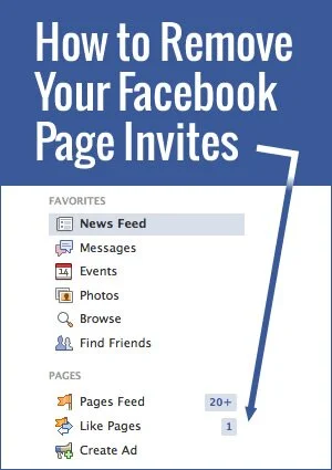 It isn't as obvious as some people may think! Here is how you remove Facebook page invites from your account.