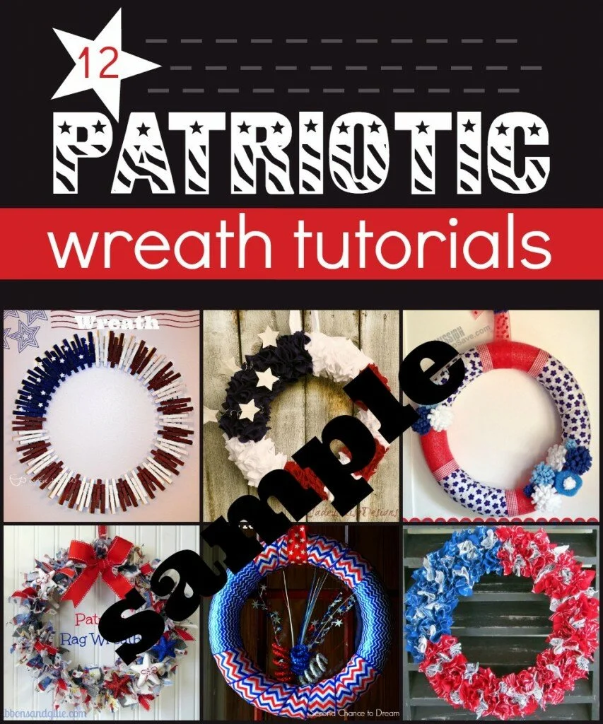 Exclusive Round-up: Patriotic Wreath Tutorials